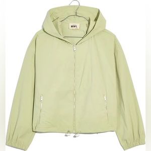 Madewell MWL hiking crop hooded jacket